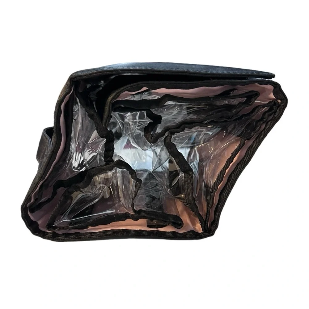 Mary Kay Roll Up Travel Cosmetics Bag With Removable Clear Pouches